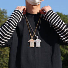 Ice Stone Ronaldo Jersey Pendant Hip Hop