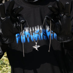 Ice Stone AAA CZ Micro Paved Iced Out 14K Gold Drip