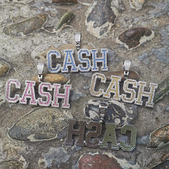 Ice Stone Personalized Night Light Font Necklace