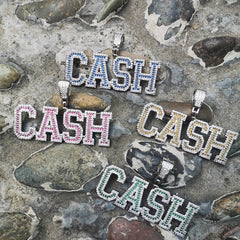 Ice Stone Personalized Night Light Font Necklace