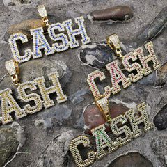 Ice Stone Personalized Night Light Font Necklace