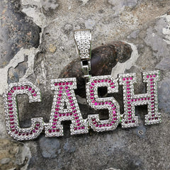 Ice Stone Personalized Night Light Font Necklace