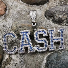 Ice Stone Personalized Night Light Font Necklace