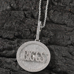 Ice Stone New Arrival DIY Rotating Letter Necklace