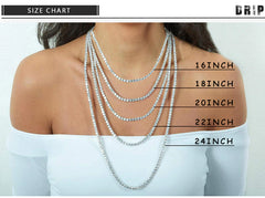 Ice Stone Hip Hop CZ Baguette Letter Pendant Necklace