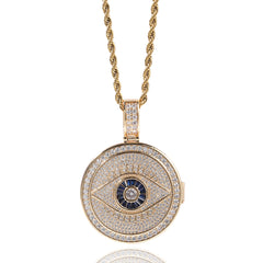 Ice Stone Luxury Hip Hop Custom Picture Pendant Necklace