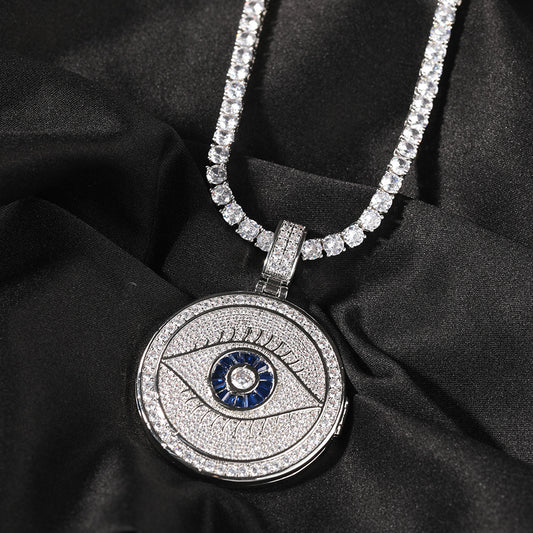 Ice Stone Luxury Hip Hop Custom Picture Pendant Necklace