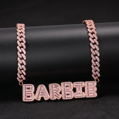 Ice Stone Miami Baguette Custom Letter Tennis Chain