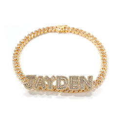 Ice Stone Miami Baguette Custom Letter Tennis Chain