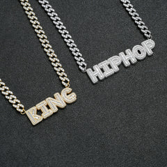 Ice Stone Miami Baguette Custom Letter Tennis Chain