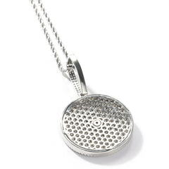 Ice Stone Round CZ Iced Out Custom Name Necklace