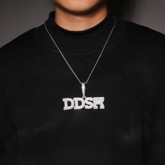 Ice Stone Big Iced Out Name Pendant Necklace