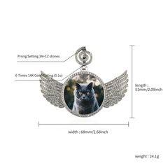 Ice Stone Personalized Photo Memory Pendant Necklace