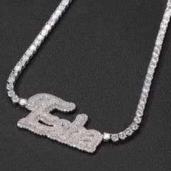 Ice Stone Luxury Iced Out Custom Name Necklace