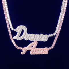 Ice Stone Luxury Iced Out Custom Name Necklace