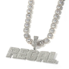 Ice Stone Fashion Hip Hop Iced Out Custom Name Necklace