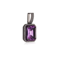 Ice Stone Luminous Colorful Gemstone Pendant Necklace