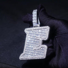 Ice Stone Full 5A Zircon Custom Iced Pendant Necklace