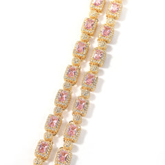 Ice Stone 8mm Square Tennis Chain Necklace