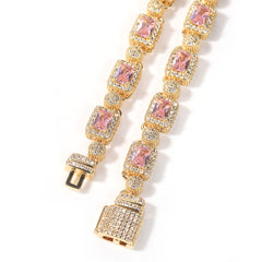 Ice Stone 8mm Square Tennis Chain Necklace