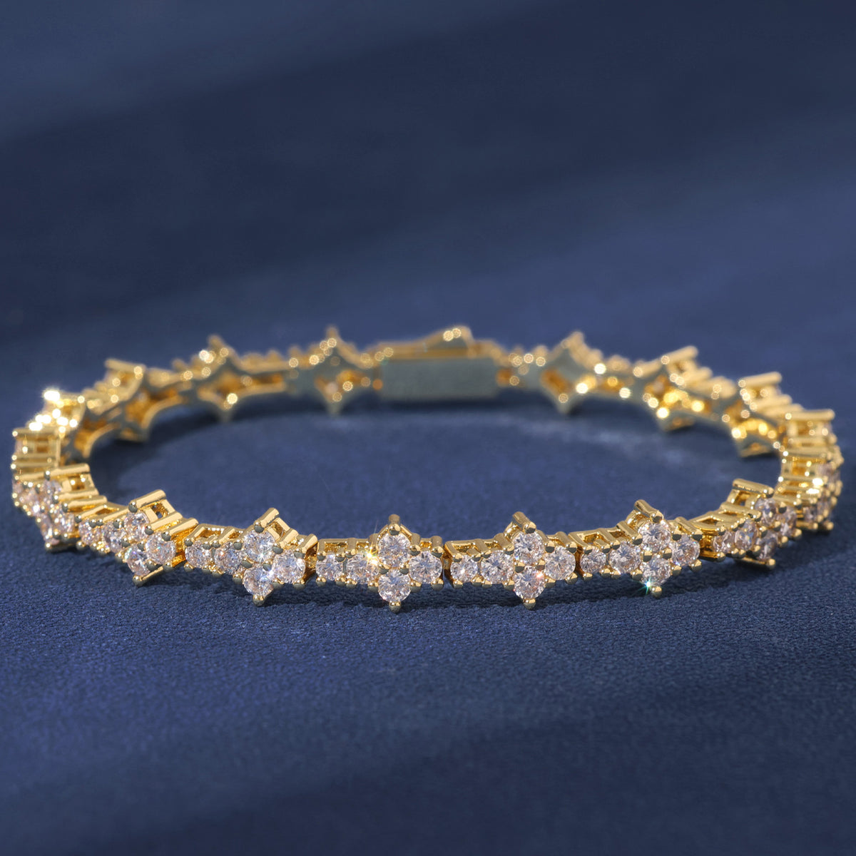 Ice Stone Popular 3mm 5A CZ Diamond Tennis Bracelet