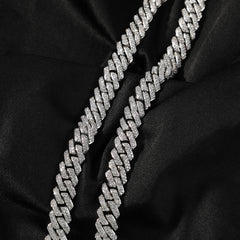 Ice Stone 10mm Diamond Cuban Chain Necklace