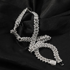 Ice Stone 10mm Diamond Cuban Chain Necklace