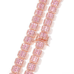 Ice Stone 13mm Hip Hop Gold Necklace