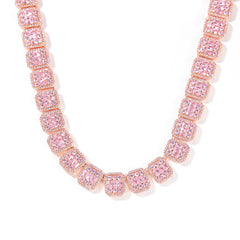 Ice Stone 13mm Hip Hop Gold Necklace