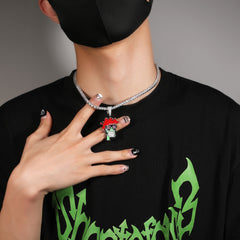 Ice Stone Iced Out NFT Pendant Necklace