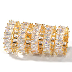 Ice Stone Wholesale 925 Silver CZ Wedding Rings