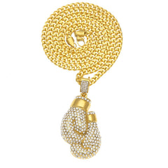 Ice Stone Gold Plated Iced Out Pendants