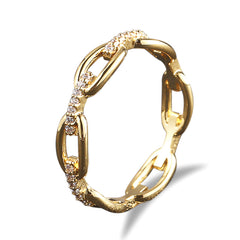 Ice Stone Hip Hop Couple Iced Out CZ Ring