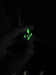 Ice Stone Luminous Enamel Glow Ghost Pendant