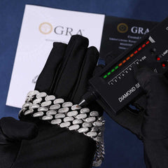 Ice Stone High Quality T Baguette VVS Moissanite Necklace