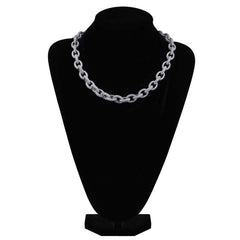 Ice Stone Iced Out Gold Platinum Cuban Chain