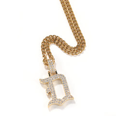 Ice Stone Vintage Iced Out Name Necklace