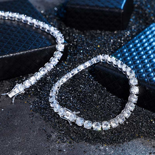 Ice Stone 6mm Tennis Chain Sterling Silver