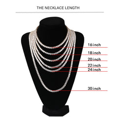 Ice Stone Retro Style Initial Pendant Necklace