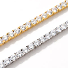 Ice Stone 3-5mm Bling Tennis Bracelet Jewelry